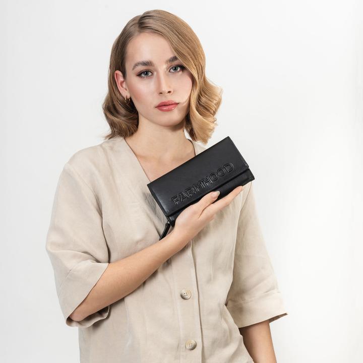 Produktbild Farmhood Memphis Geldbörse RFID Schutz Leder 19 cm