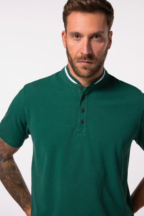 Immagine prodotto JP1880 Maglia di piqué in tradizionale stile Tracht con mezze maniche e colletto, fino alla tg. 8XL (7XL)
