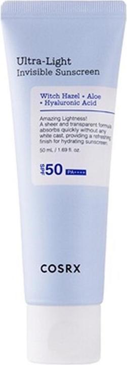 Immagine prodotto Cosrx Protezione solare invisibile ultraleggera (Crema solare, Crema solare viso, SPF 50, 50 ml)