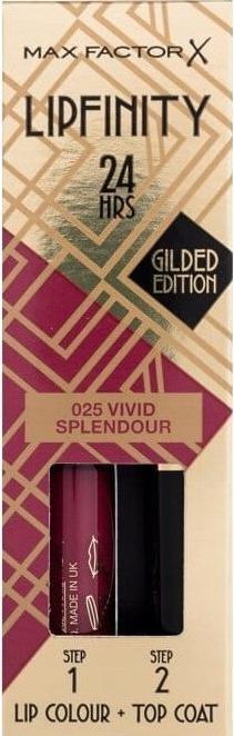Immagine prodotto Max Factor Lipfinity 24HRS Lip Colour (025 Splendore Vivido)