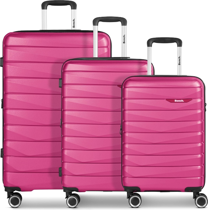 Produktbild Bench Paris 4 Rollen Kofferset 3-teilig mit Dehnfalte (223 l, XL (ab 115l))
