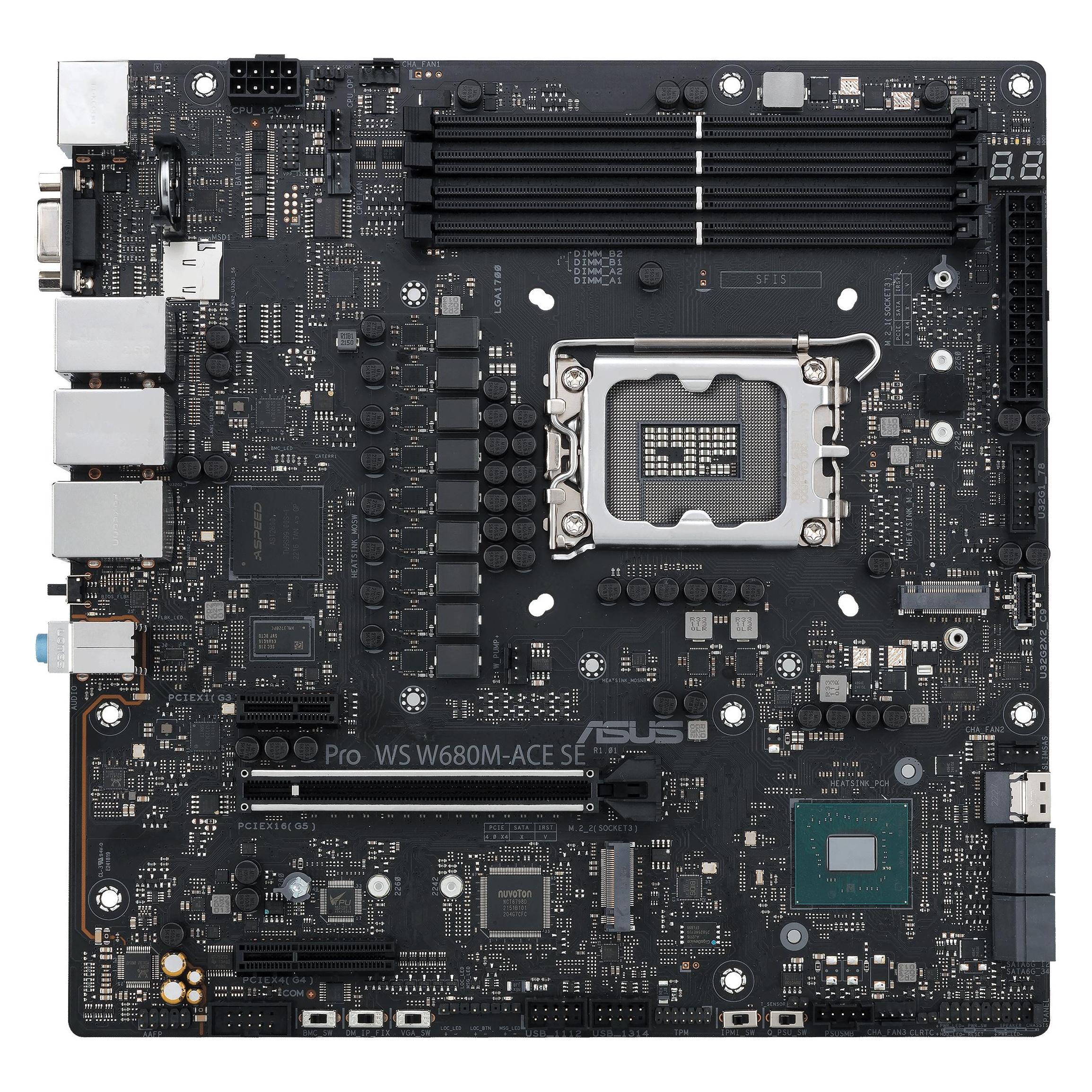 ASUS Pro WS W680M (LGA 1700, Intel W680, mATX), Mainboard