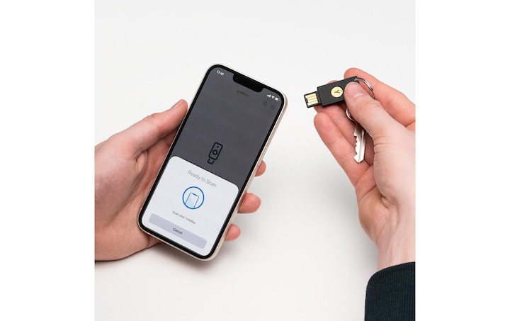 Produktbild Yubico NFC- USB- Sicherheitsschlüssel