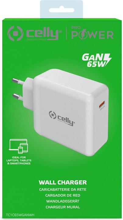 Actual product image Celly Travel Charger without cable 15W (65 W)