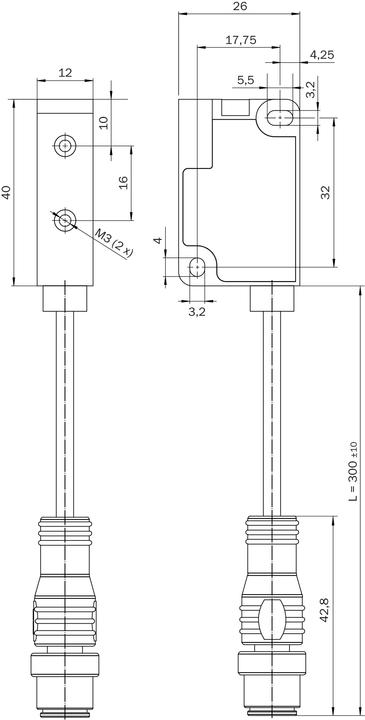 Actual product image Sick Safety switch (Steering)