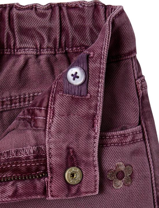 Produktbild Vertbaudet Weite Mädchen Hose mit Blumenstickerei (146)
