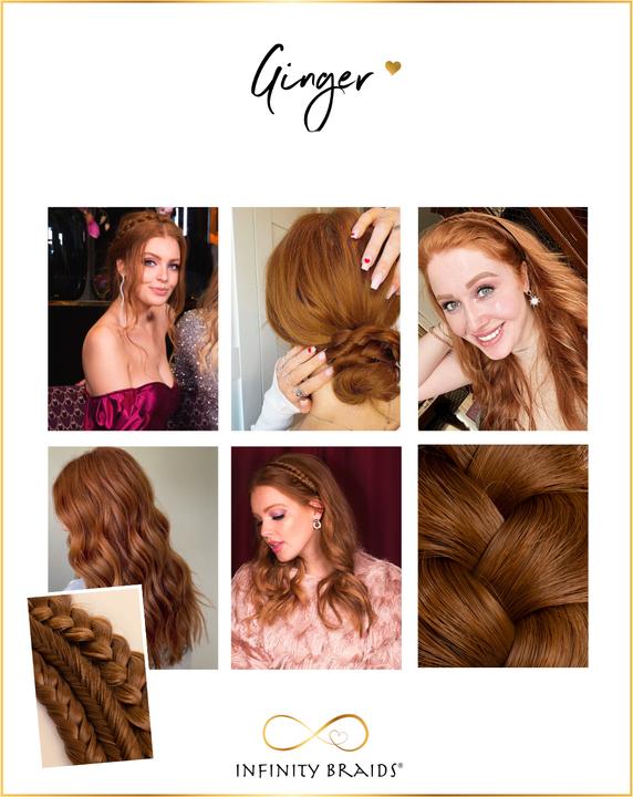 Produktbild Infinity Braids Viènne Ingwer (19.50 cm)