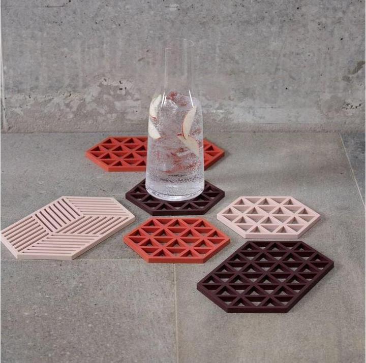 Actual product image Zone Denmark Topfuntersetzer Triangles Rose (1x)