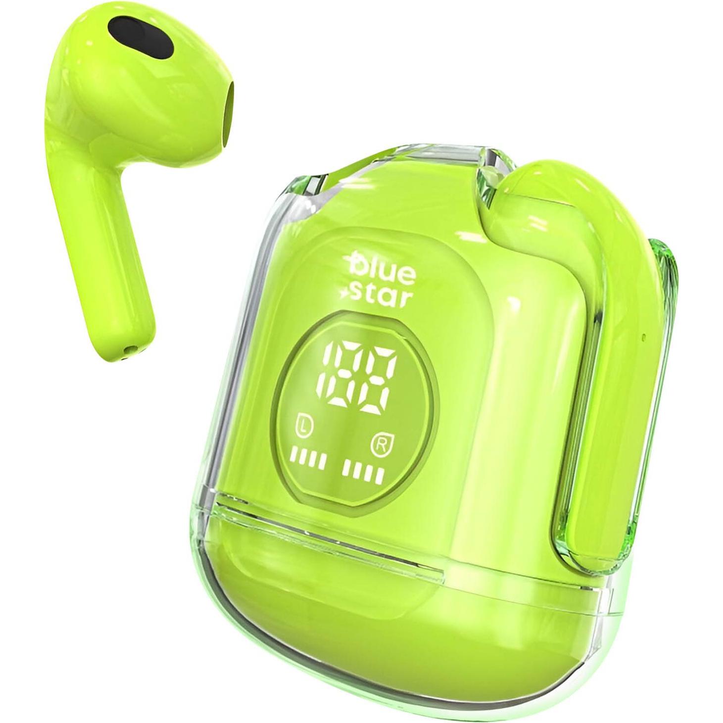 Thumbnail - Blue Star Premier Transparency Fi22 Bluetooth Kopfhörer (5 h, Kabellos), Kopfhörer, Grün