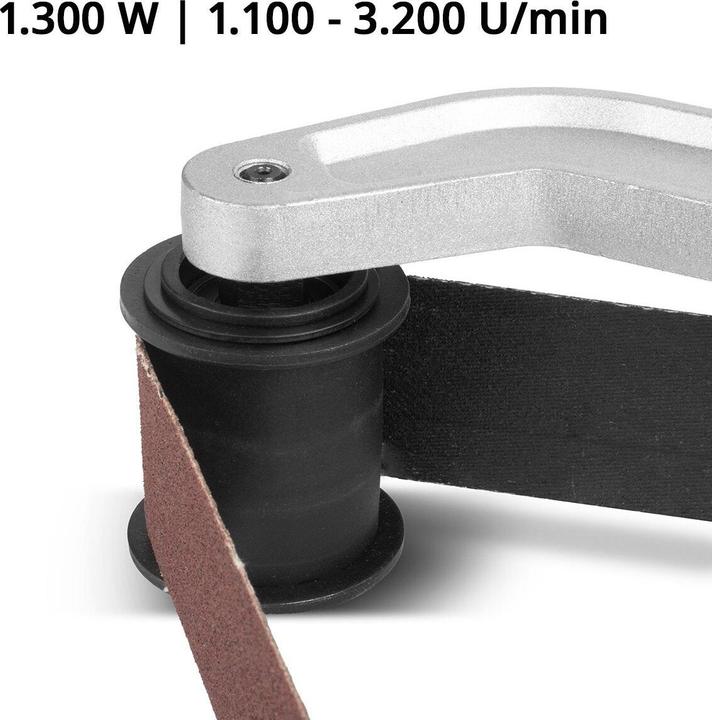 Produktbild Stahlwerk Rohrbandschleifer RS-1300 ST mit 1.300 W und 1.100 - 3.200 U/min (Rohrbandschleifer, 1300 W)