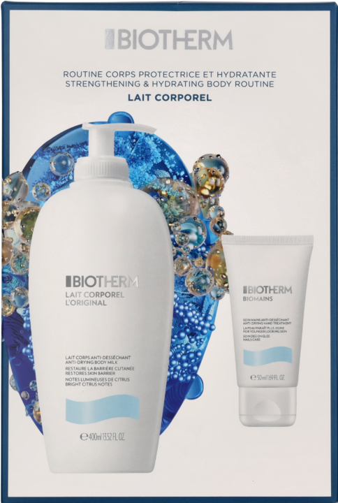 Productafbeelding Biotherm Lait Corporel L'Original Set Body Lotion 400ml + Handcrème 50ml (Lichaamsverzorgingsset)