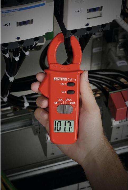 Produktbild Benning Stromzange digital CM 1-1 Kali (CAT III 600V, Zangenstrommesser)