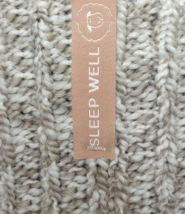 Produktbild Soxs Beige Wolle Damensocken und Herrensocken Sleep Well, Taupe Label, Bettsocken, Wadensocke (Einzelpack, 44 - 46)