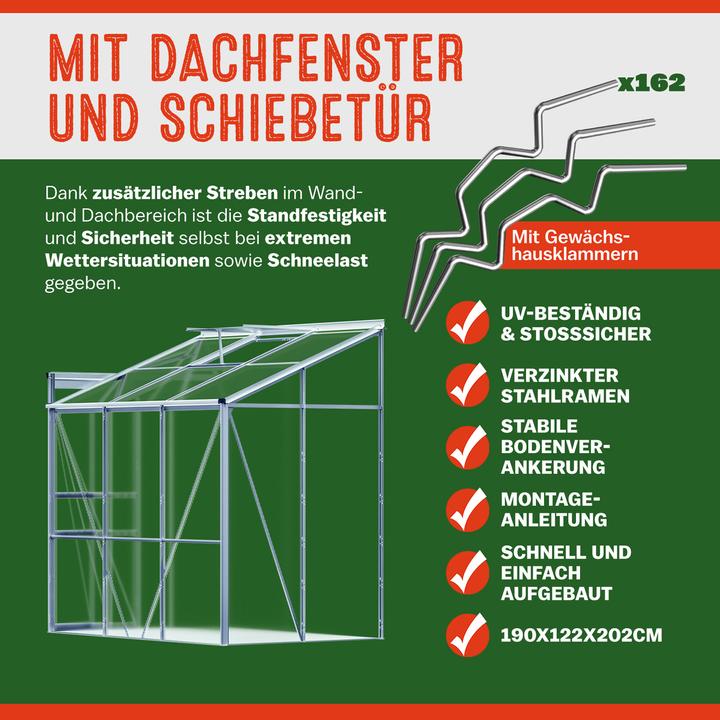 Produktbild Gardebruk Gewächshaus