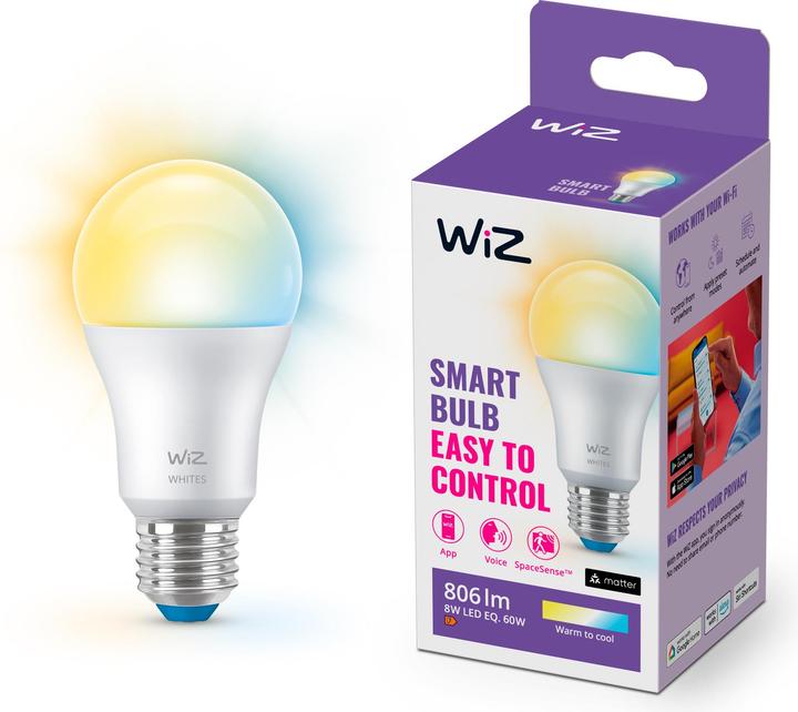 Image du produit WiZ Blanc modulable (E27, 806 lm, 1 x)