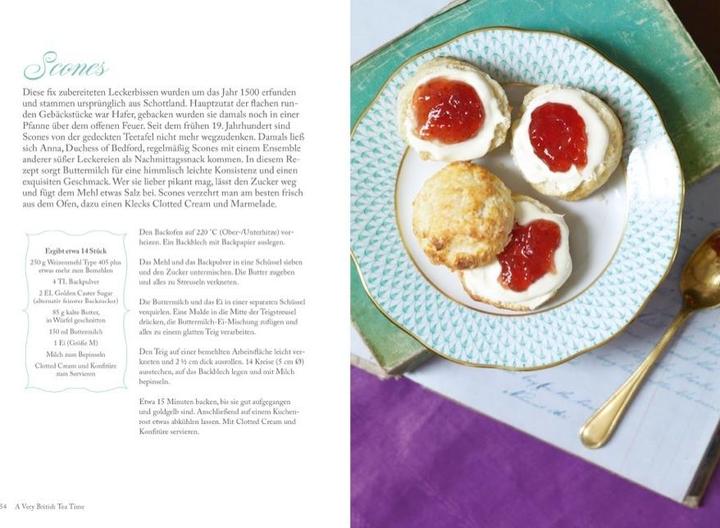 Image du produit A very British Tea Time - Die besten Rezepte für echt englische Scones, Sandwiches, Biscuits & (Allemand, Emma Marsden, 2020)