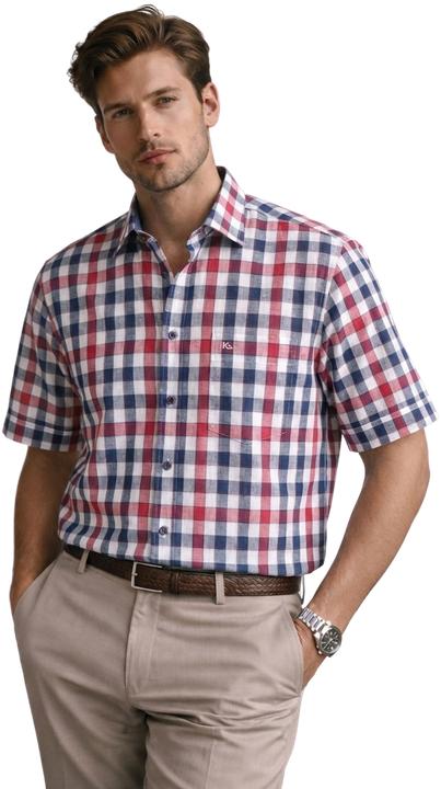 Immagine prodotto Kauf "Bari Kent regular fit Langarm mit Kontrast mit Leinen" (M)