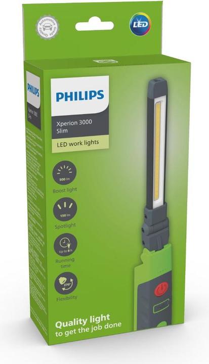 Actual product image Philips X30SLIMX1 Xperion 3000 Slim LED work light battery-powered 5 W 500 lm (500 lm)