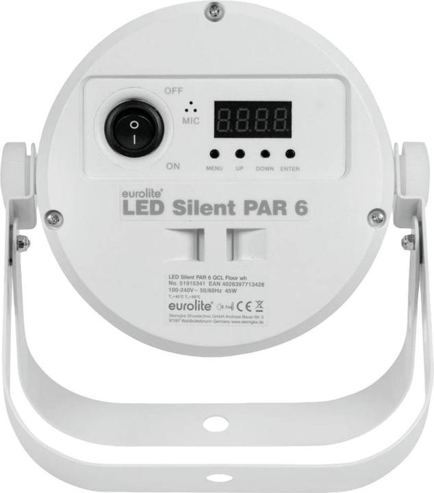 Produktbild Eurolite LED Silent Par 6 QCL Floor ws (LED)