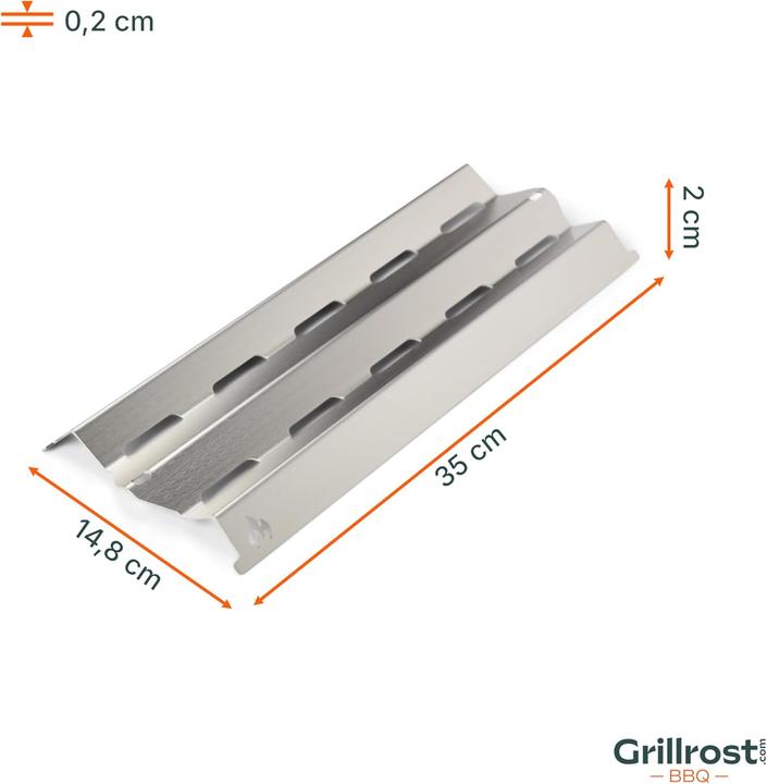 Produktbild Grillrost V2A Aromaschienen