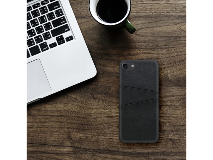 Produktbild Screenguard Apple iPhone 6/6S CardCaddy Leder Backcase mit Kartenfächern (Apple iPhone 6)