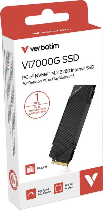 Actual product image Verbatim Vi7000G (1000 GB, M.2 2280)