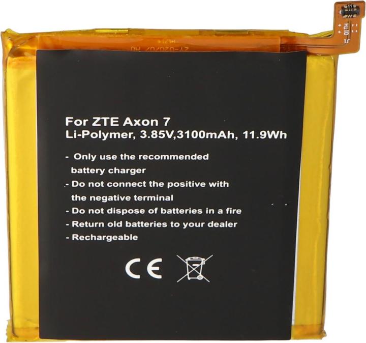 Actual product image AccuCell Battery ZTE Axon 7, A2017U, Li3931T44P8h756346