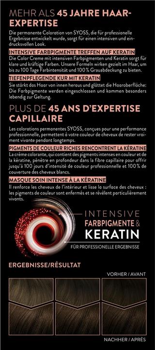Image du produit Syoss Coloration 4 1 Mittelbraun (4 1 Brun moyen)