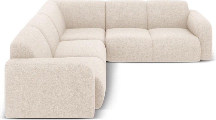 Actual product image Micadoni Symmetrical Corner Sofa, "Molino", 5 Seats, 252x252x75 Made in Europe (Corner sofa)