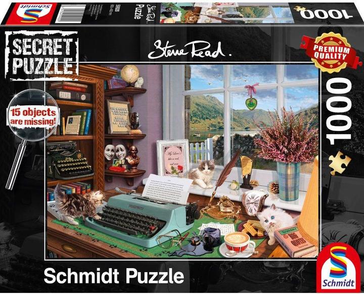 Produktbild Schmidt Spiele Secret Puzzle Am Schreibtisch (1000 Teile)