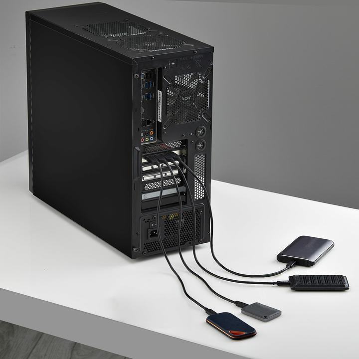 Productafbeelding StarTech 4-PORT USB-A 10GBPS PCIE CARD. NMS NS INT