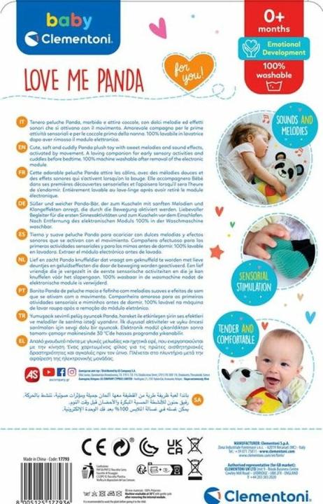 Produktbild Clementoni Przytulanka interaktywna panda