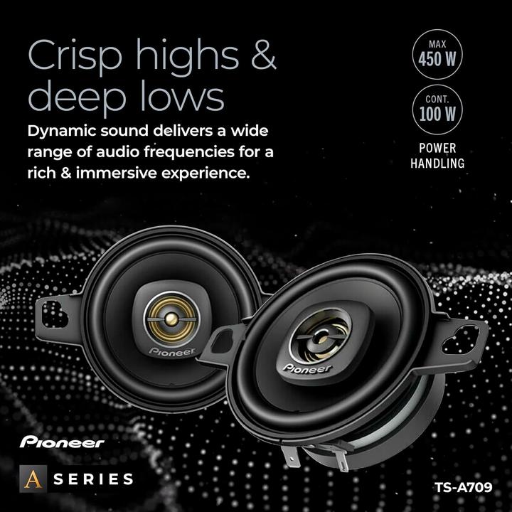 Actual product image Pioneer TS-A709 A-Series Coaxial Speaker (7 cm)