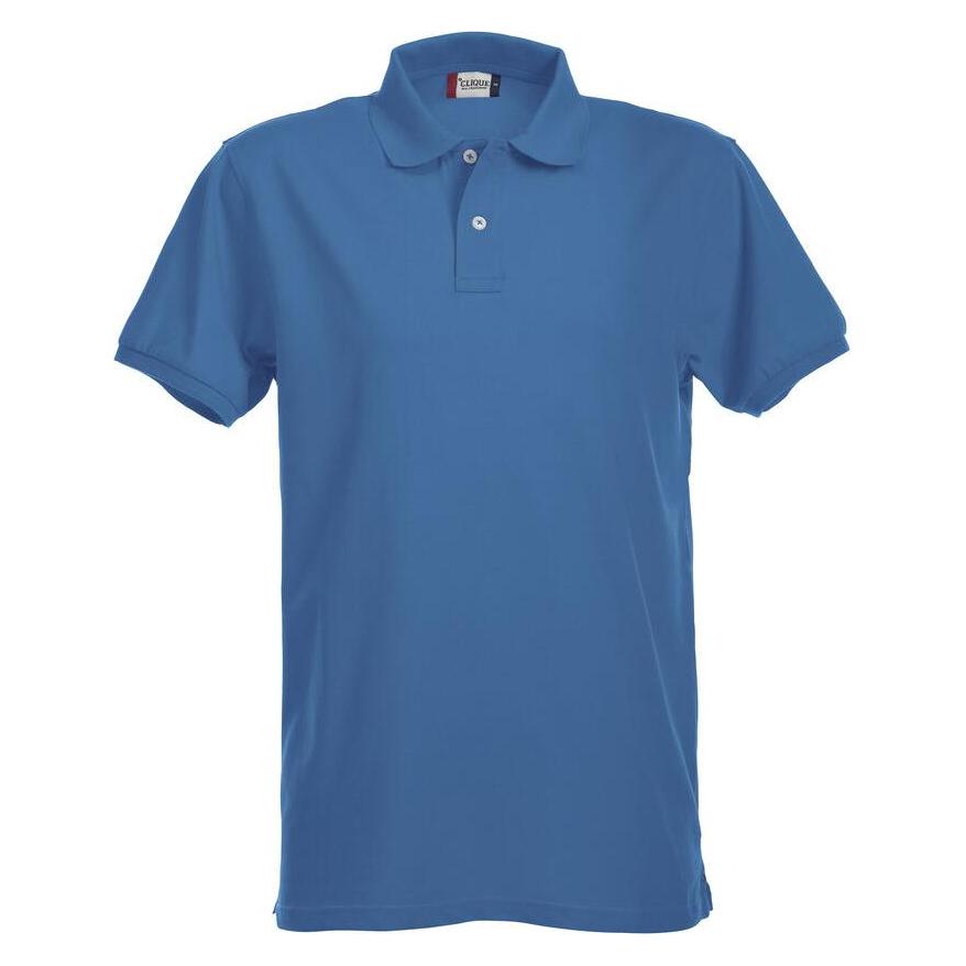 Clique, Herren, Shirts, Stretch Premium Polo, Blau, (Xl)