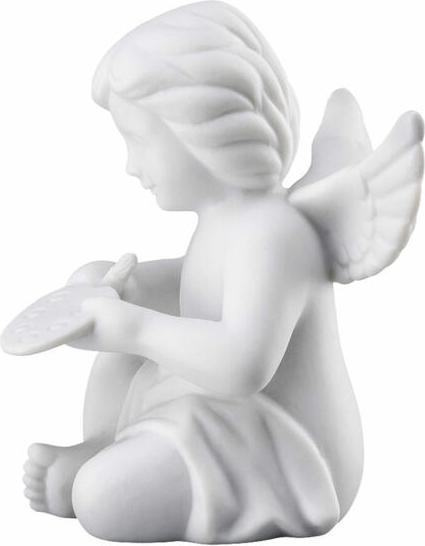 Image du produit Rosenthal Engel klein - Weiss matt - Ange avec palette de peinture