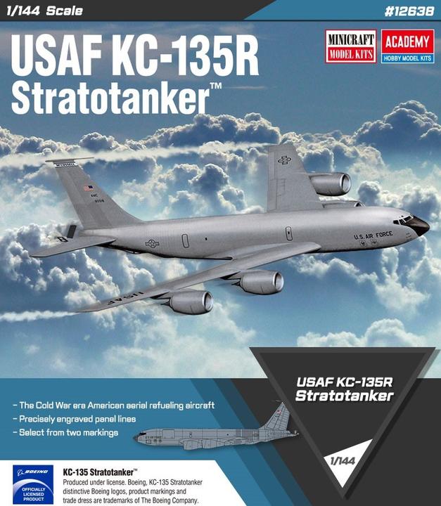Produktbild Academy Plastikmodell USAF KC-135R Stratotanker 1/144