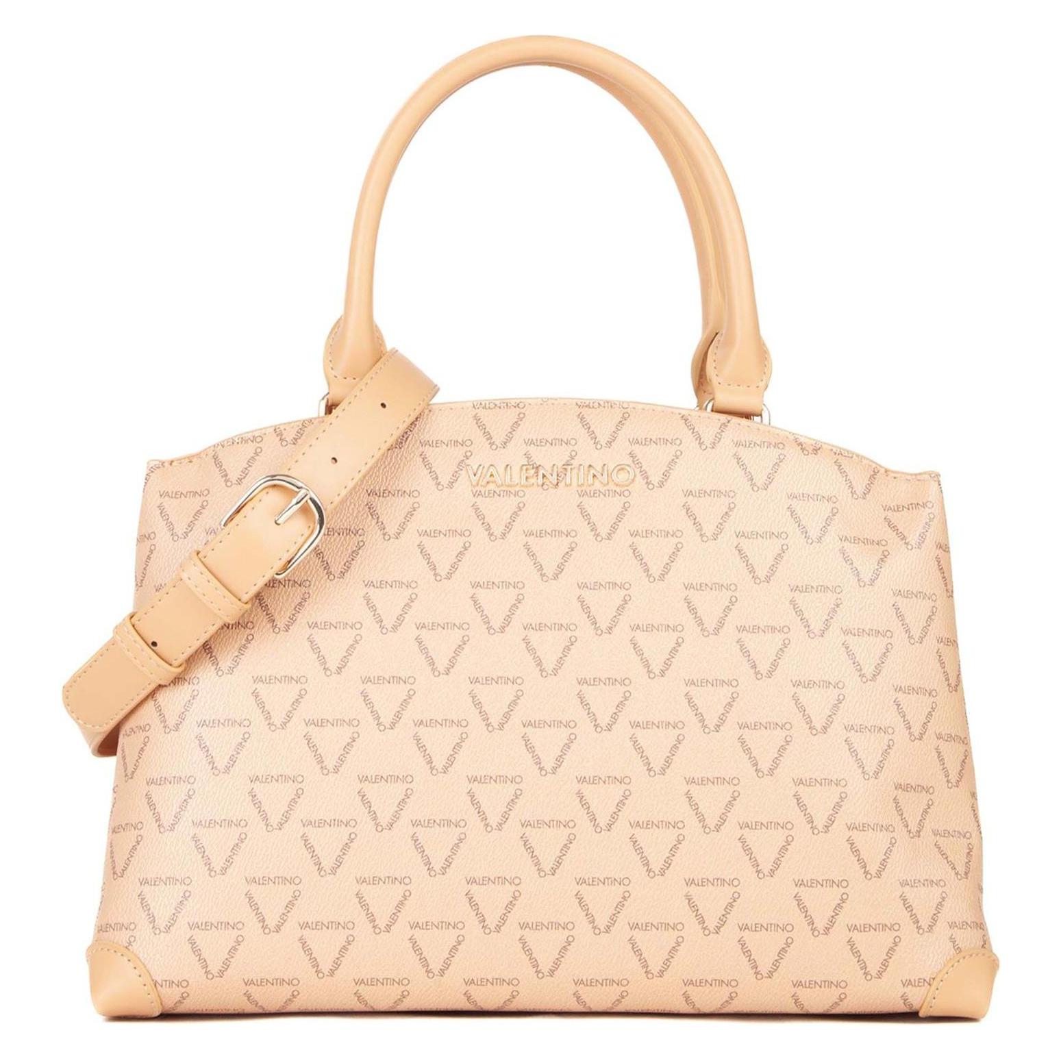 Valentino, Damen, Handtasche, Lady Re Handbag, Braun, Beige
