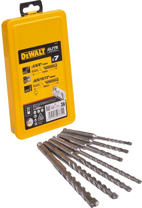 Actual product image DeWalt Drill set (5.6 mm to 12 mm)