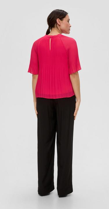 Produktbild s.Oliver Bluse Chiffonbluse mit Raffung (48)