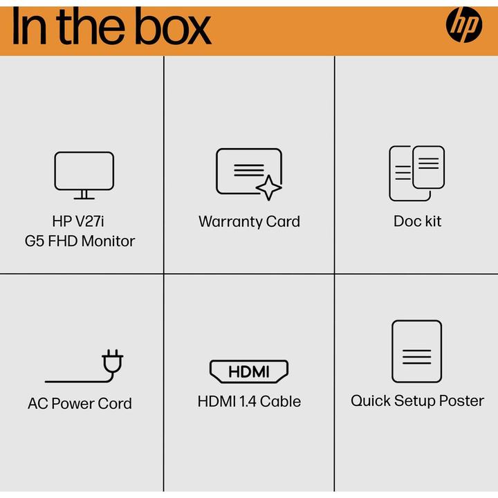 Actual product image HP V27i G5 (1920 x 1080 pixels, 27")