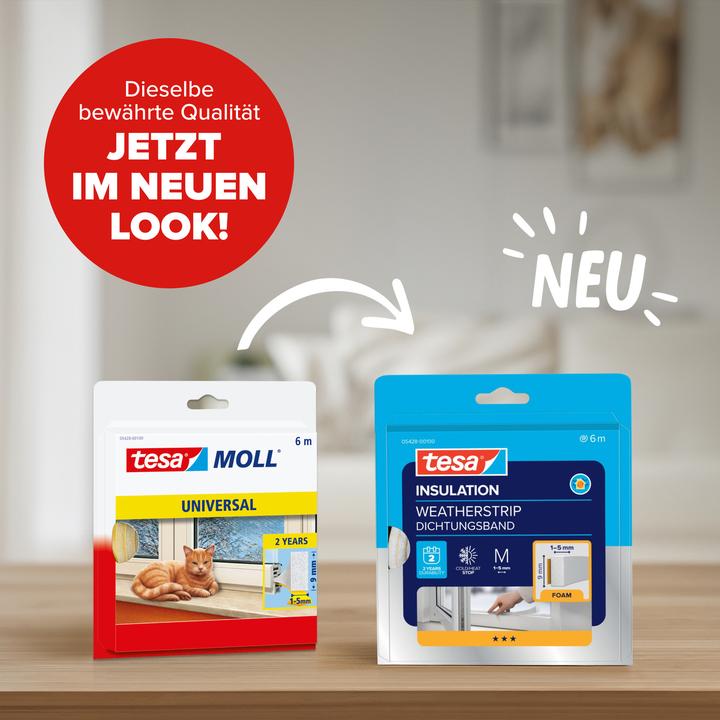 Image du produit tesa tesamoll UNIVERSAL Joint en mousse, autocollant, pour l'isolation