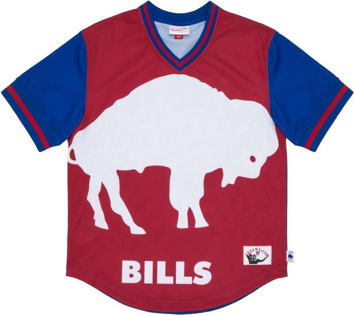 Actual product image Mitchell & Ness M&N JUMBOTRON NFL Mesh Jersey Buffalo Bills - L (L)