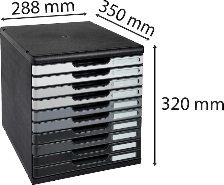 Image du produit Exacompta Boîtes à tiroirs modulables (A4+)