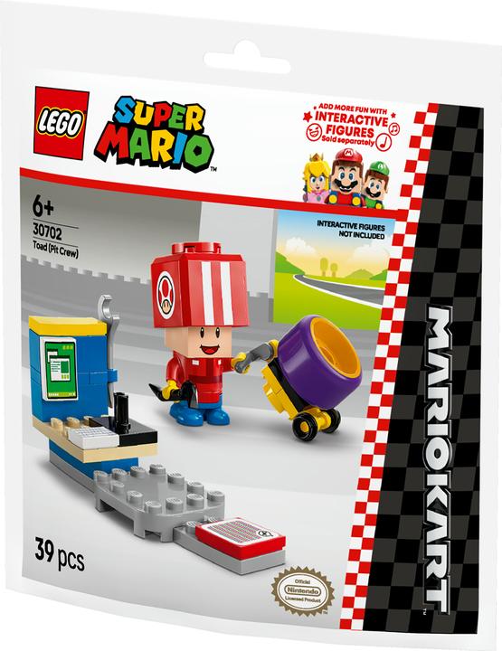 Produktbild Super Mario Kart -Toad (Boxencrew) (Polybag) (30702, LEGO Super Mario)