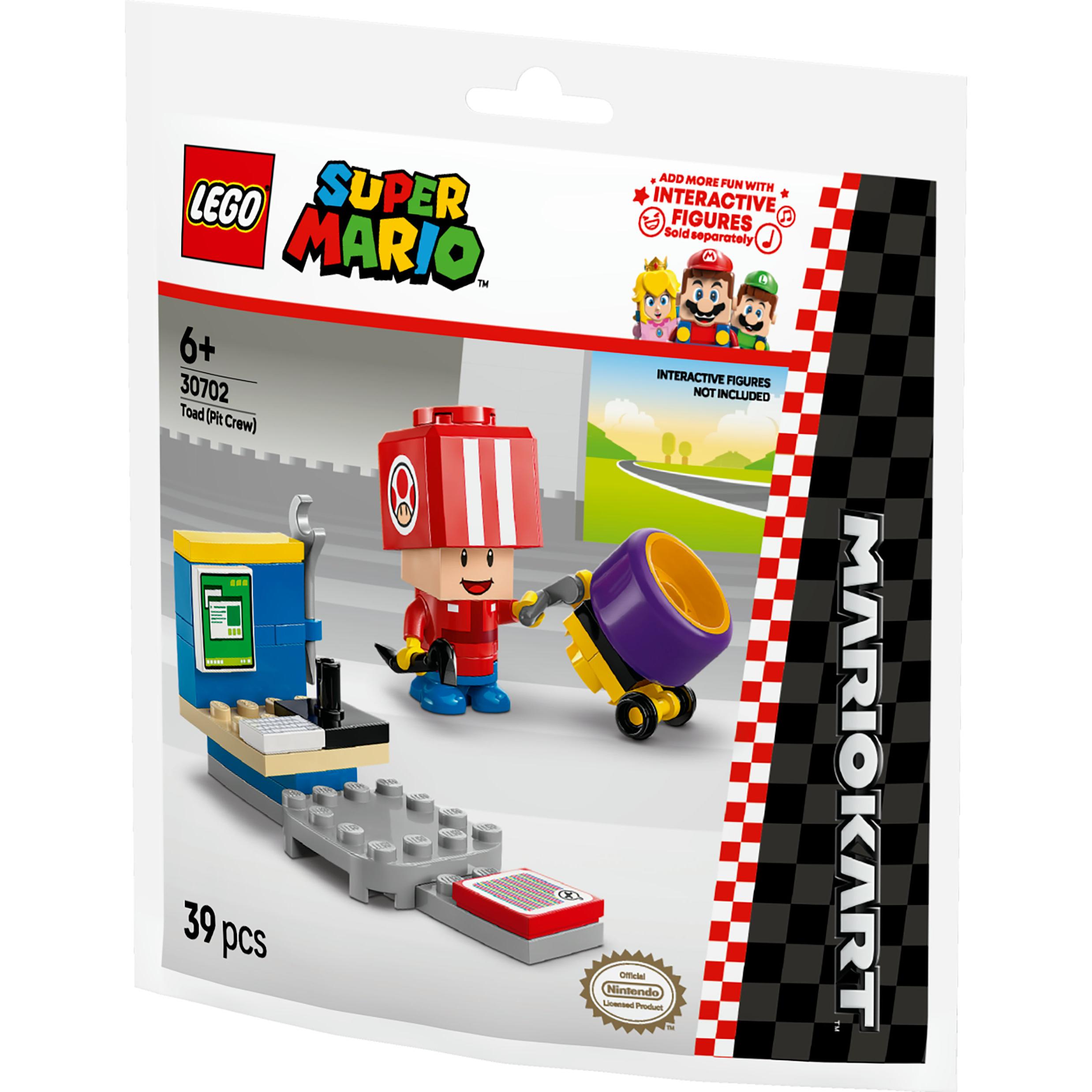 Thumbnail - Super Mario Kart -Toad (Boxencrew) (Polybag) (30702, LEGO Super Mario)