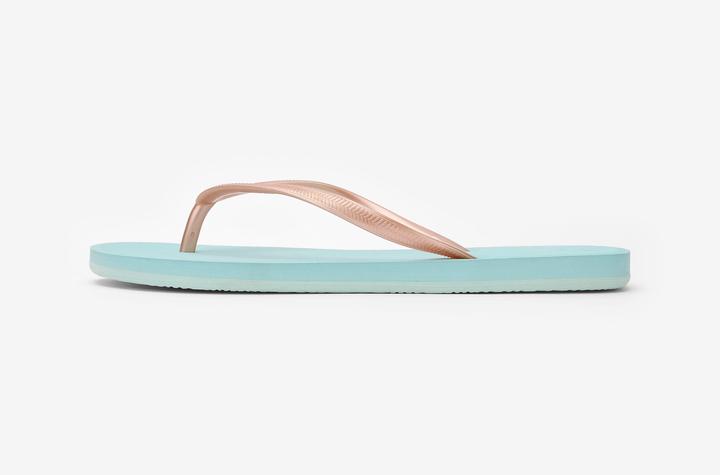 Image du produit Olaian Tongs femme 500 Or bleu (39, 40)