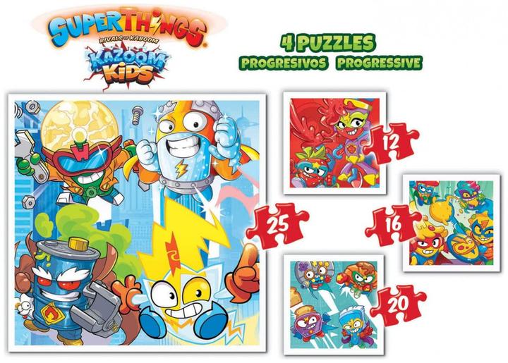 Produktbild Educa Superthings in Puzzle (73 Teile)