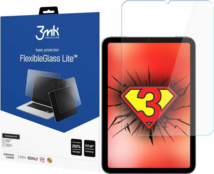 Produktbild 3MK hybrid glass Flexible 2.5D Lite for Apple iPad Mini 6 11" Tablet (1 Stk., Apple iPad mini 2015, Apple iPad mini 2019, Apple iPad mini 2021)