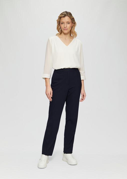 Image du produit S.Oliver Hose Regular: Straight Leg-Hose mit Waffelpiqué-Struktur (34)