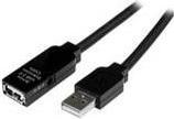 Produktbild StarTech 15m USB 2.0 Repeater Kabel - Aktives USB Verlängerungskabel mit Signalverstärker - 1 x USB Stecke... (15 m, USB 2.0)